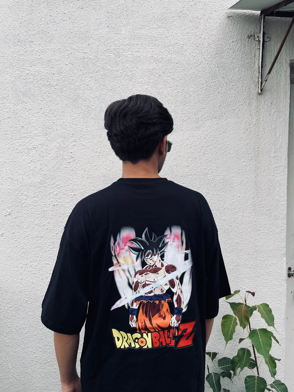 Dragon Ball Oversized T-Shirt | Goku Back Print Anime Streetwear