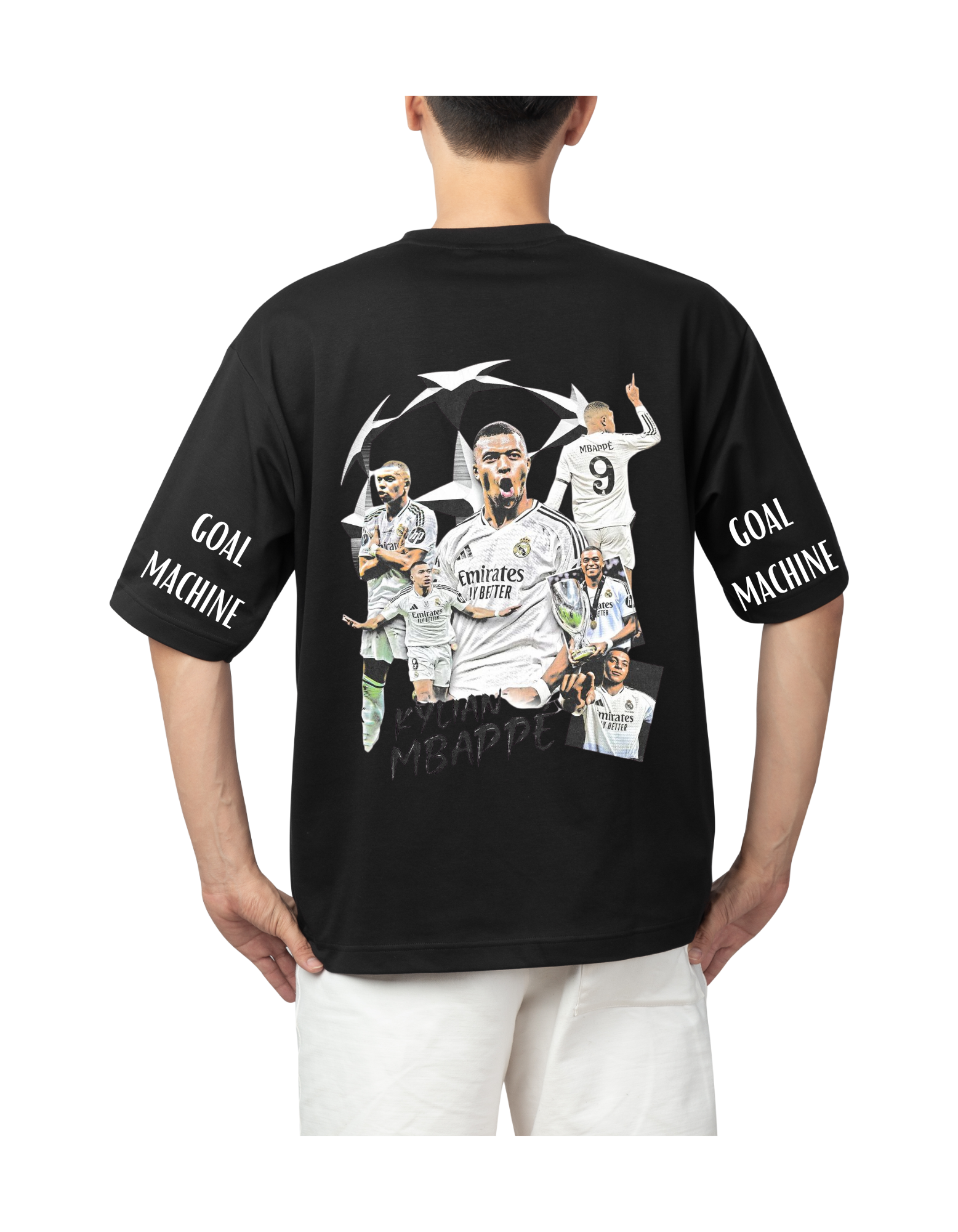Kylian Mbappé Oversized Graphic T-Shirt | Streetwear Edition for Football Fans