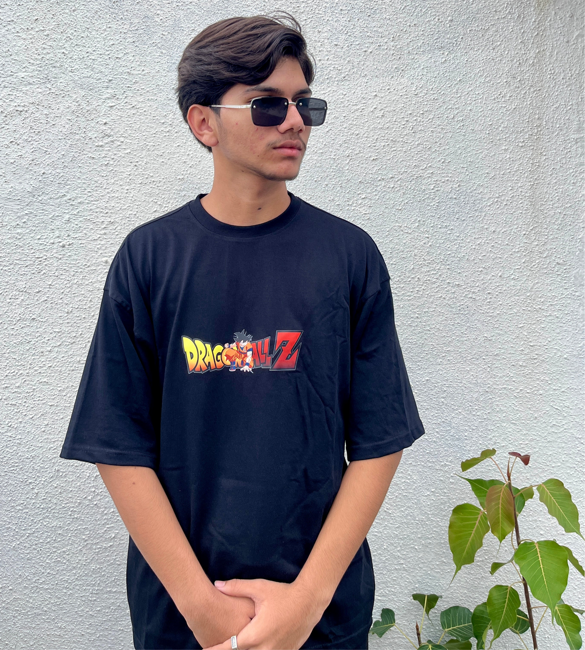 Dragon Ball Oversized T-Shirt | Goku Back Print Anime Streetwear