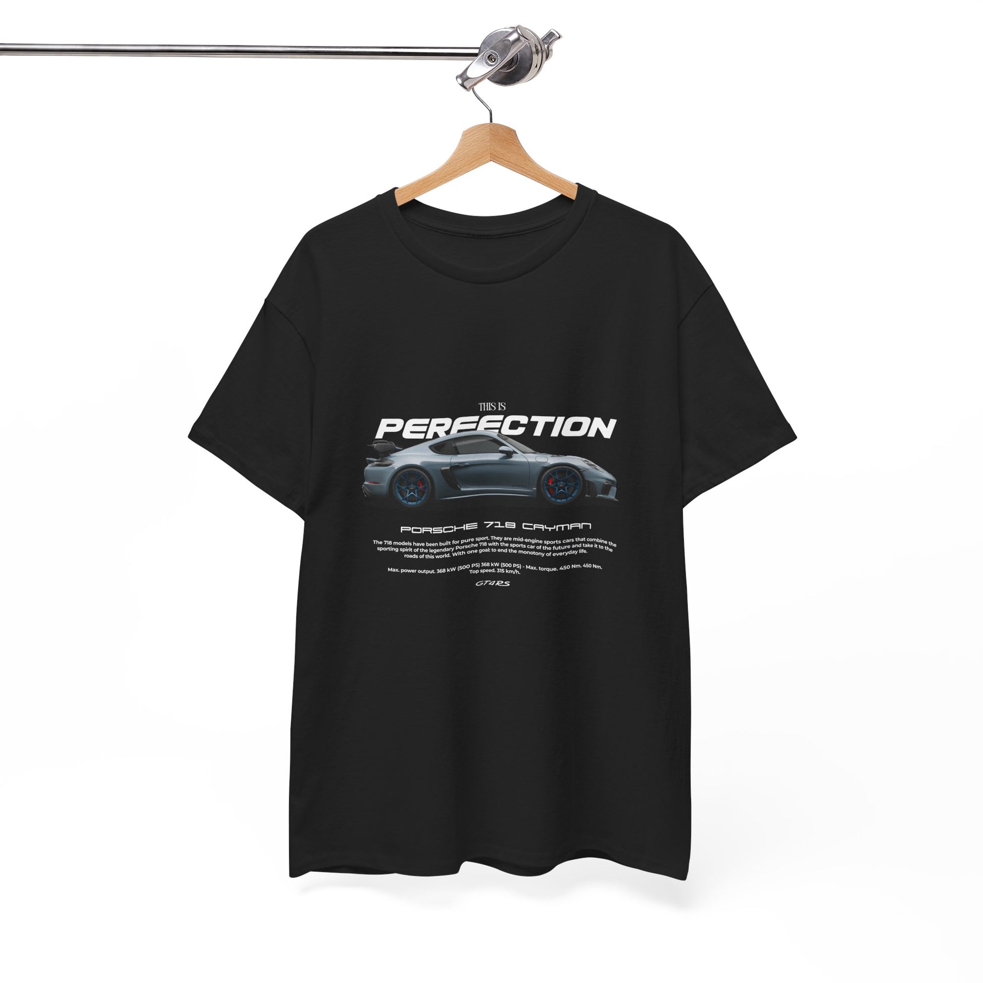 “This Is Perfection” Porsche 718 Cayman Car Enthusiast T-Shirt – Men's Graphic Tee (Multiple Colors)
