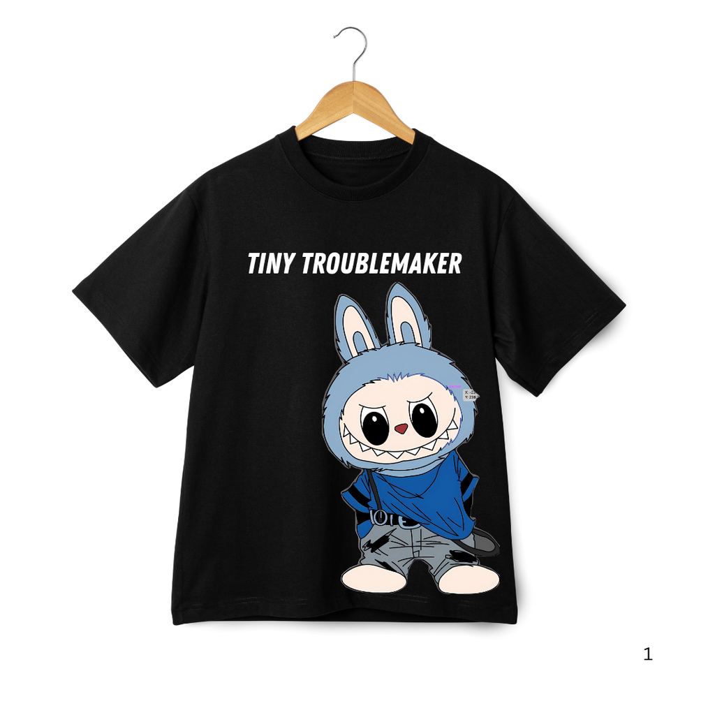 LABUBU Graphic T-Shirt – Cute Bunny Rider Edition