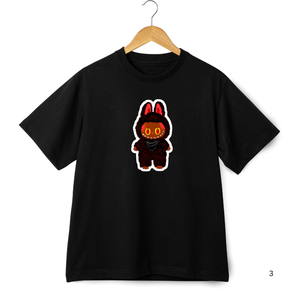 LABUBU Graphic T-Shirt – Cute Bunny Rider Edition