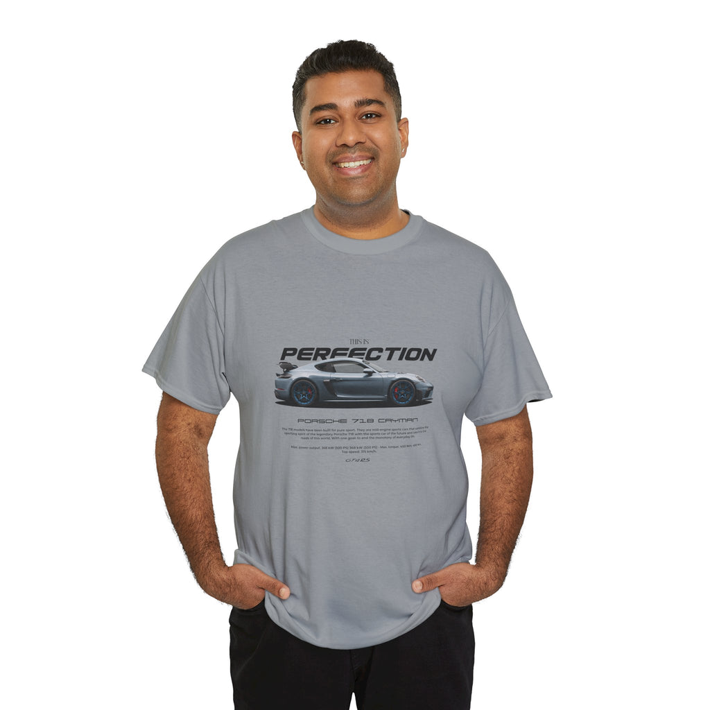 “This Is Perfection” Porsche 718 Cayman Car Enthusiast T-Shirt – Men's Graphic Tee (Multiple Colors)