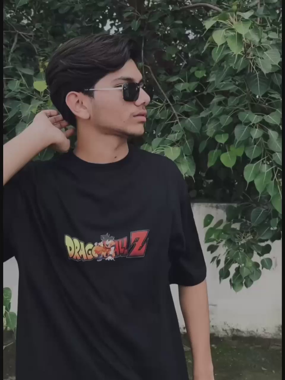 Dragon Ball Oversized T-Shirt | Goku Back Print Anime Streetwear